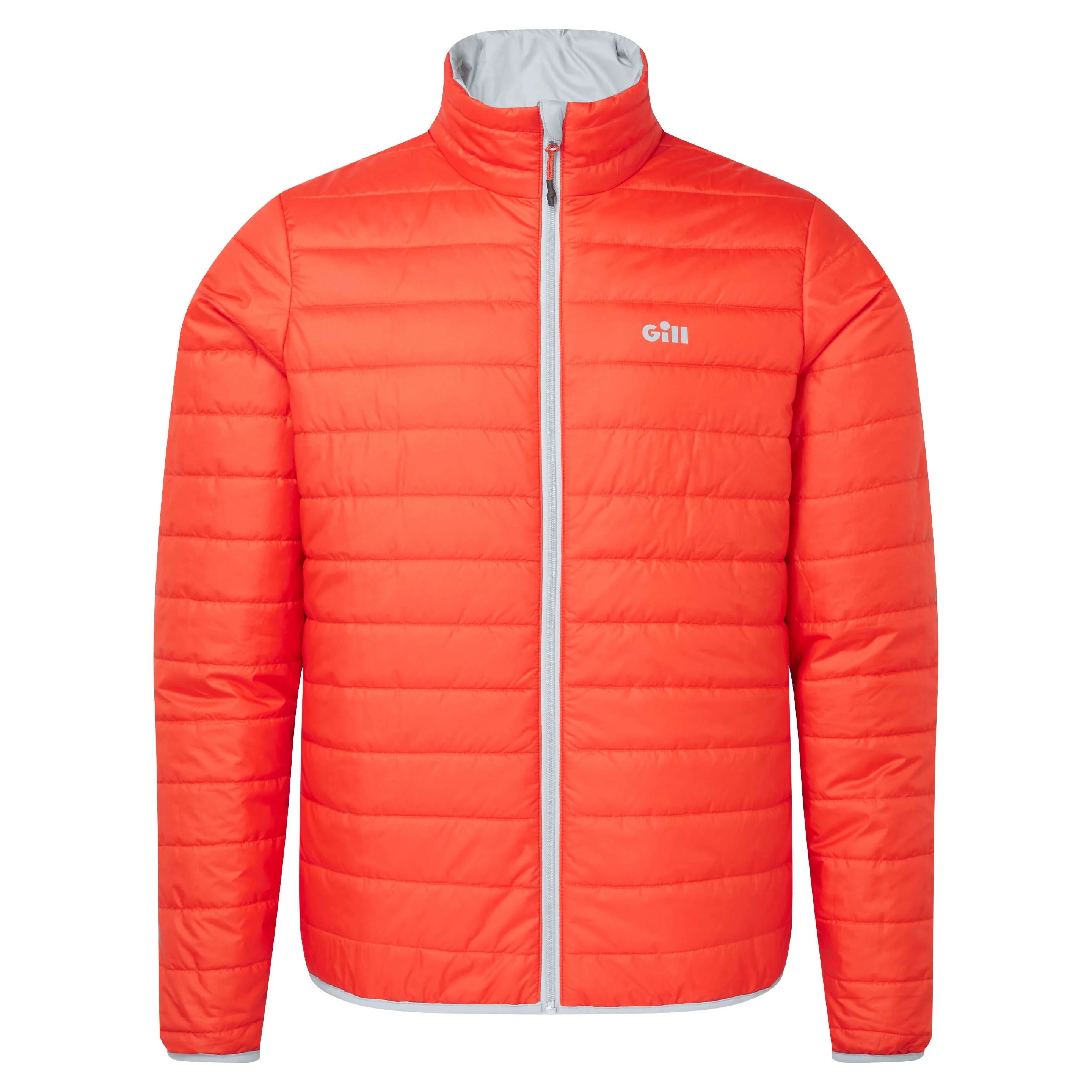 Gill Orion Jacket - Quarry/Flame Red