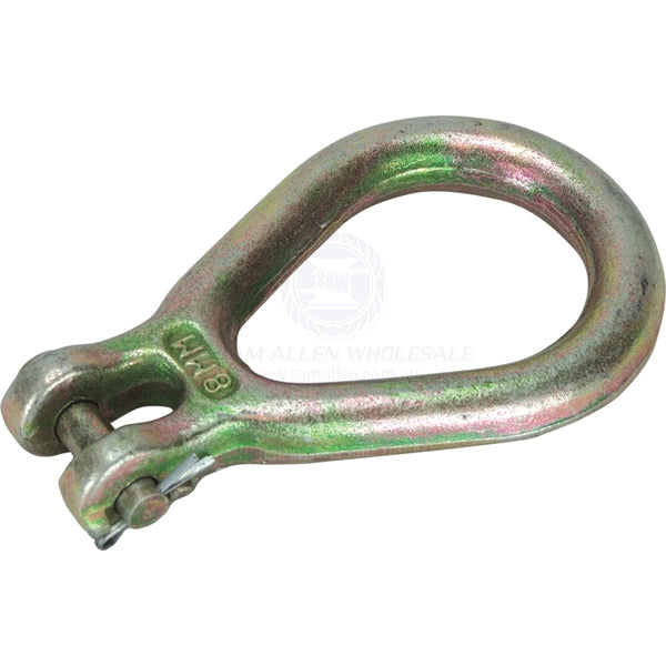 Chain clevis lug link high tensile gold zinc plated suit 13mm