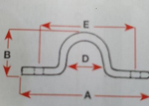 BLA Flared Saddles - Stainless Steel
