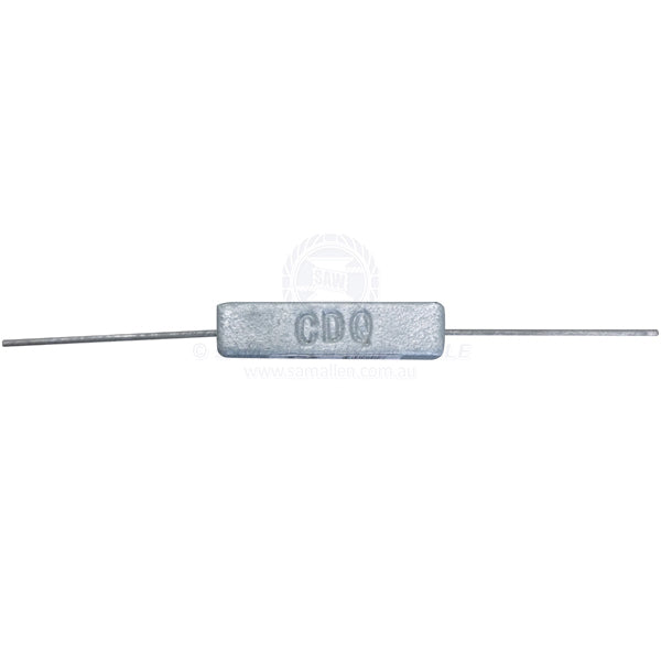 Anode zinc pot with wire 200 x 25 x 25mm