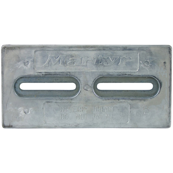 Anode zinc block Divers Dream 300 x 150 x 13mm | Sam Allen
