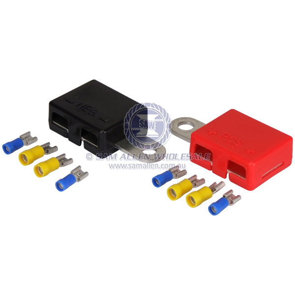Battery terminals multi-connection positive & negative pair