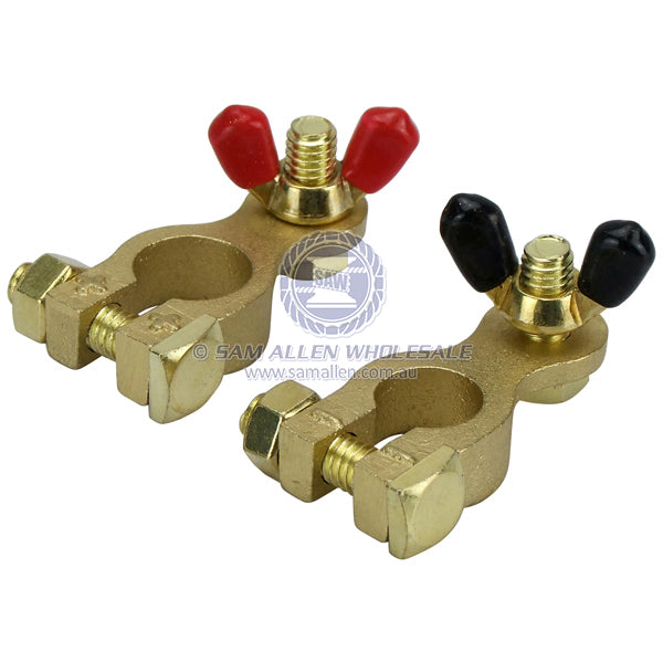 Battery terminals brass pair - pack of 20 | Sam Allen