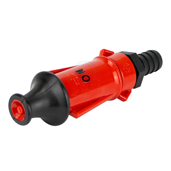Hose nozzle Trudesign 50 l/min red 3/4 BSPM x 3/4 hose tail | Sam Allen