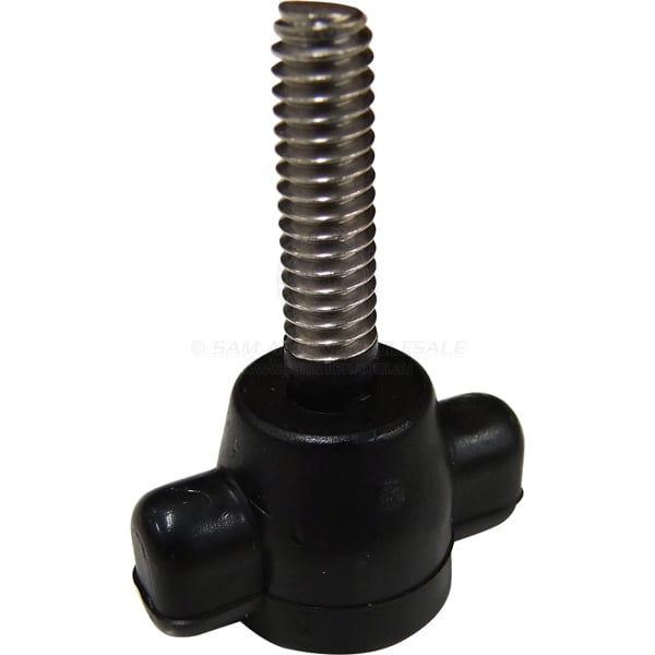 Canopy wing bolt nylon with 1/4 UNC SS thread black - pack of 100 | Sam Allen