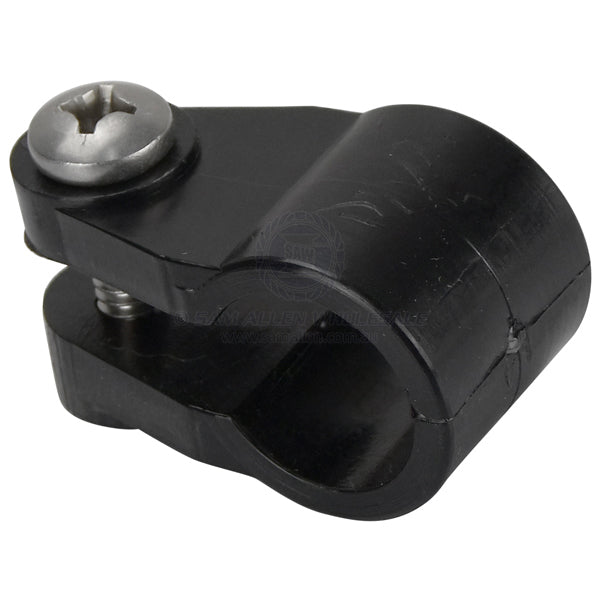 Canopy tube clamp nylon suit 20mm tube black - pack of 10 | Sam Allen