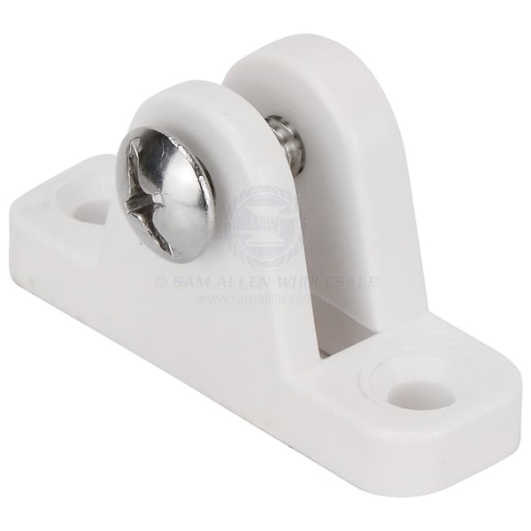 Canopy deck mount nylon standard white - pack of 10 | Sam Allen