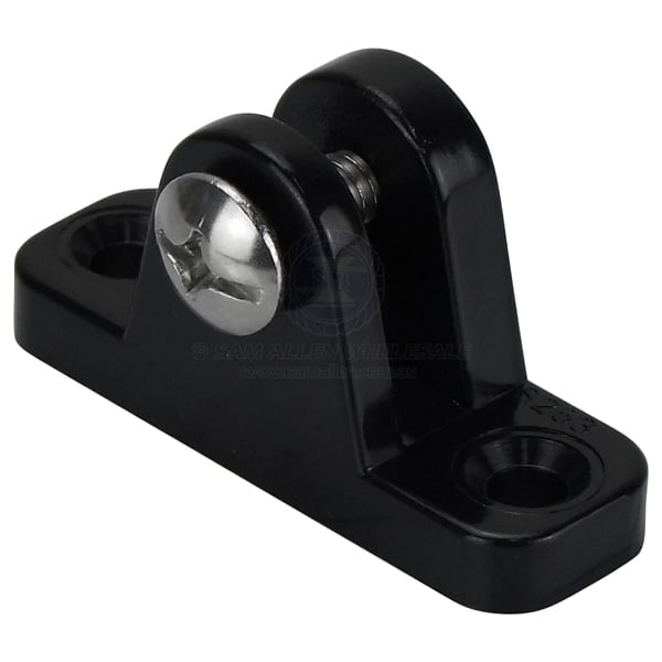 Canopy deck mount nylon standard with 1/4 UNC SS MT black | Sam Allen