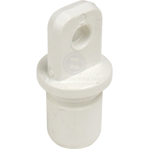 Canopy tube end nylon suit 25mm x 3.0mm tube white | Sam Allen