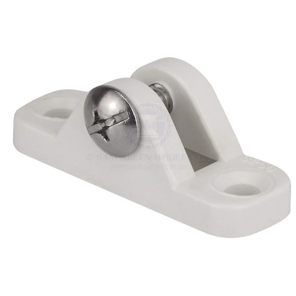 Canopy deck mount nylon low profile white - pack of 10 | Sam Allen