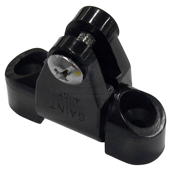 Canopy deck mount nylon hinged with 1/4 UNC SS MT black | Sam Allen
