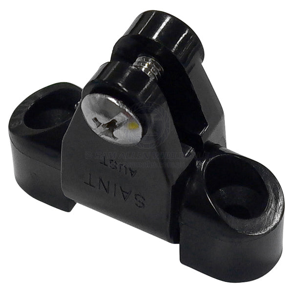 Canopy deck mount nylon hinged black - pack of 10 | Sam Allen