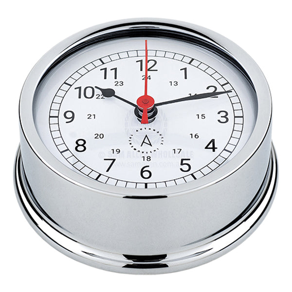Clock Autonautic Atlantic 95mm easy fix base chromed brass
