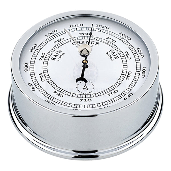 Barometer Autonautic Atlantic 95mm easy fix base chromed brass
