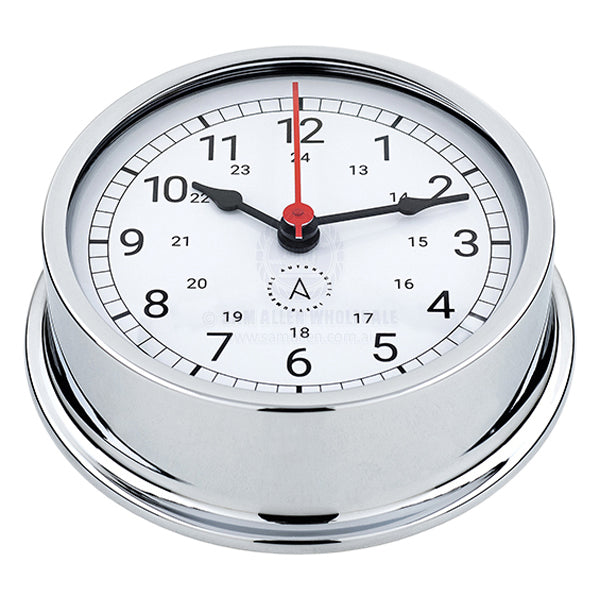 Clock Autonautic Pacific 120mm easy fix base chromed brass
