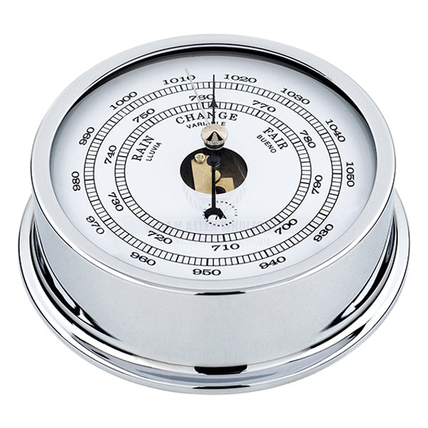 Barometer Autonautic Pacific 120mm easy fix base chromed brass