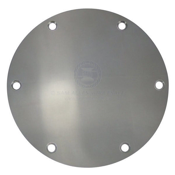 Plate blanking 304G SS 210mm OD covers up to 170mm diam hole | Sam Allen
