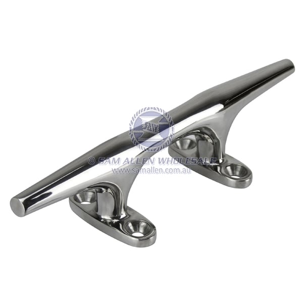 Cleat 316G cast SS open base heavy duty 250mm | Sam Allen