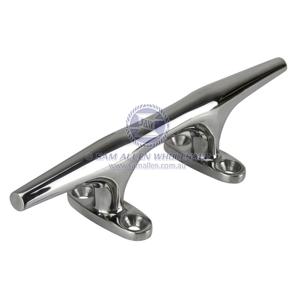 Cleat 316G cast SS open base heavy duty 200mm | Sam Allen