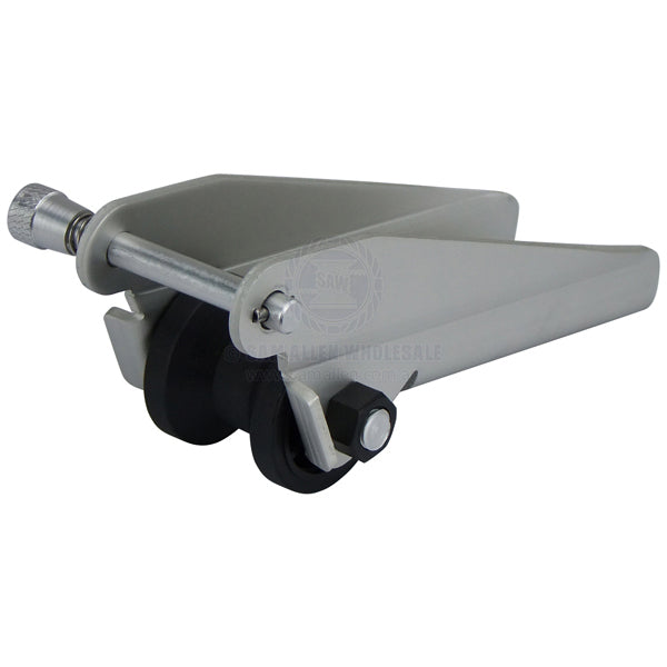 Bow roller alloy 100mm weld on base with pin