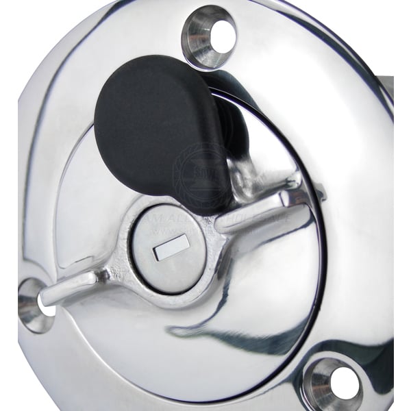 Deck filler G316 SS replacement lockable cap only 1-1/2 NPS | Sam Allen