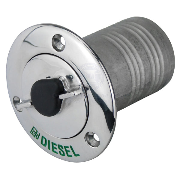 Deck filler G316 SS lockable 90° suit 2 ID marked diesel-pack of 12