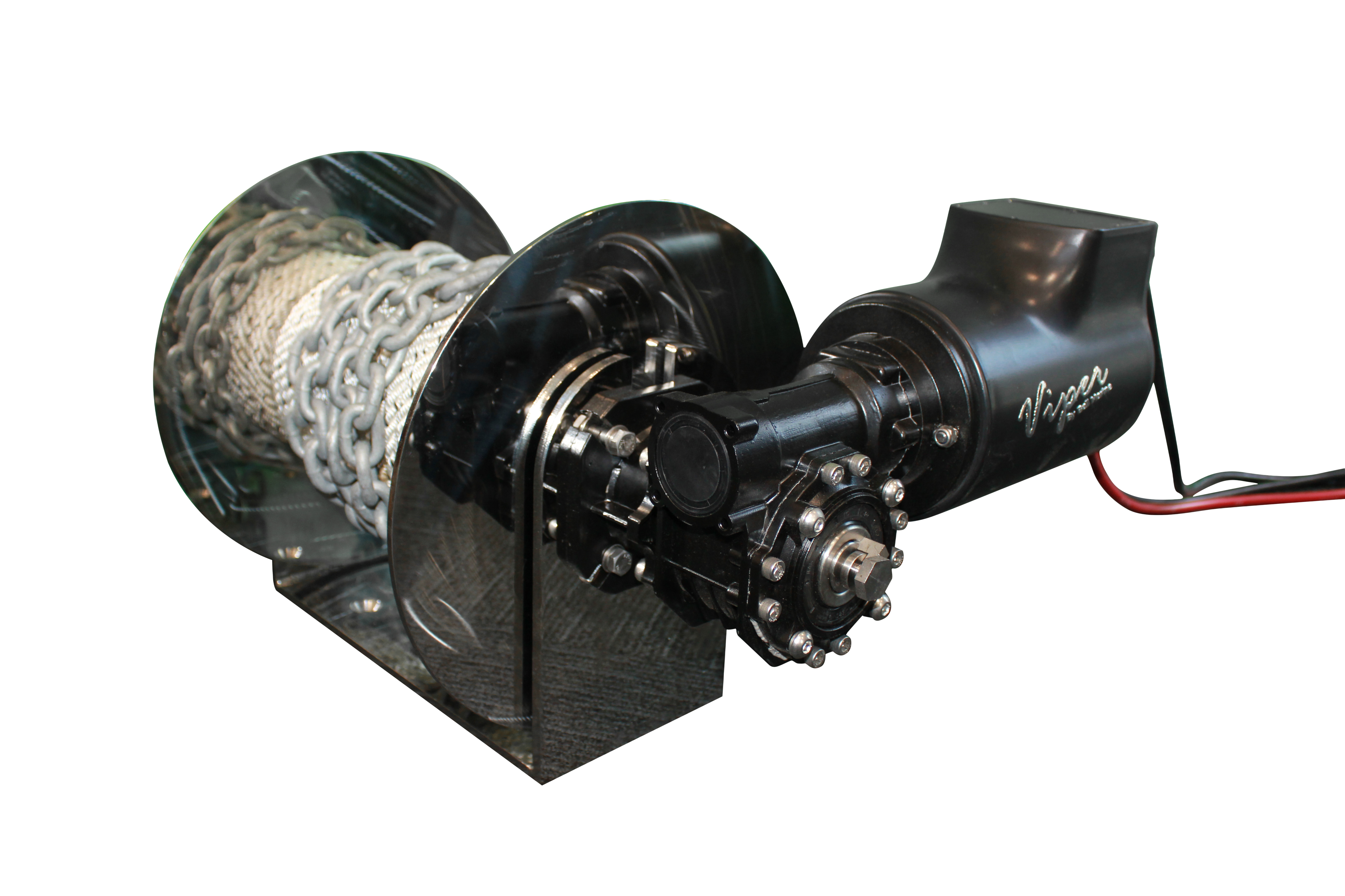 Viper Pro Series II 2500 24V Electric Anchor Winch Bundle Inc 200M 6mm Rope Kit