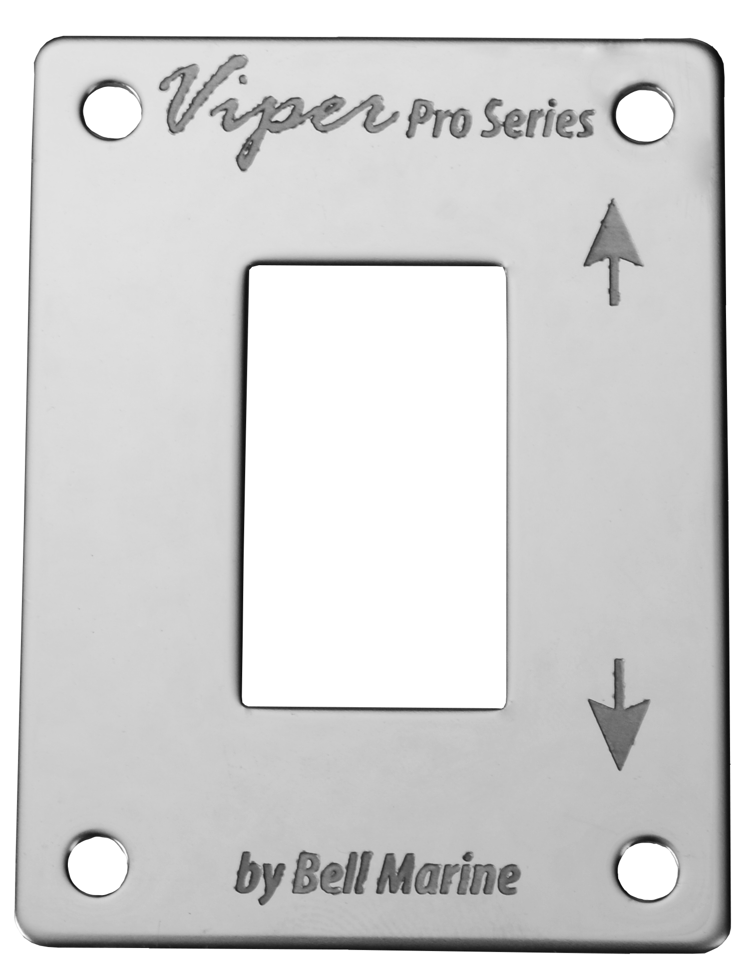 Polished Stainless Steel Anchor Switch Face Plate Only