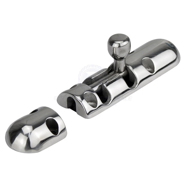 Barrel bolt 316G SS rounded slim profile exposed mount 88 x 20mm