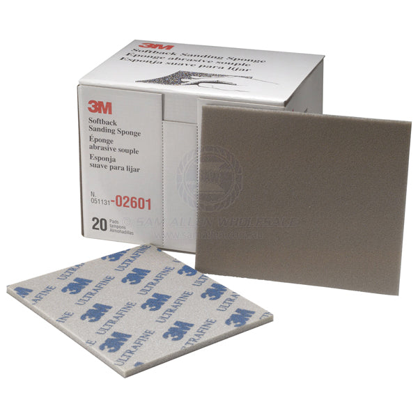 3M Softback Sanding Pad 02601 ultrafine - pack of 20 | Sam Allen
