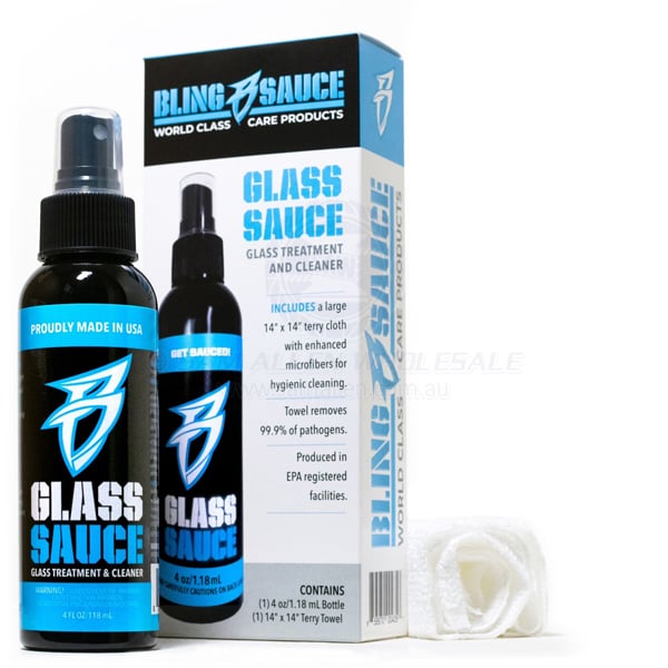 Bling Glass Sauce 118ml spray with towel | Sam Allen