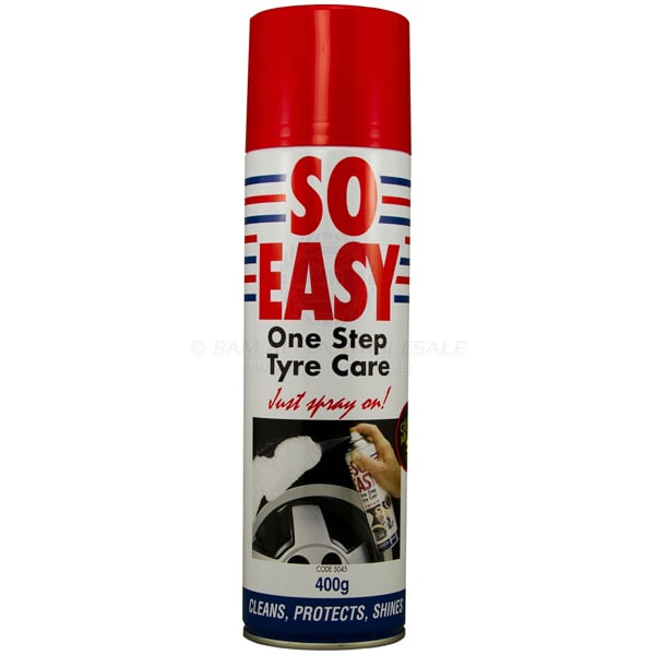 CRC So Easy one step tyre cleaner & shine 400g aerosol - pack of 6 | Sam Allen