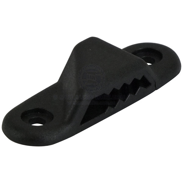Cleat black nylon clam closed side suit leech line