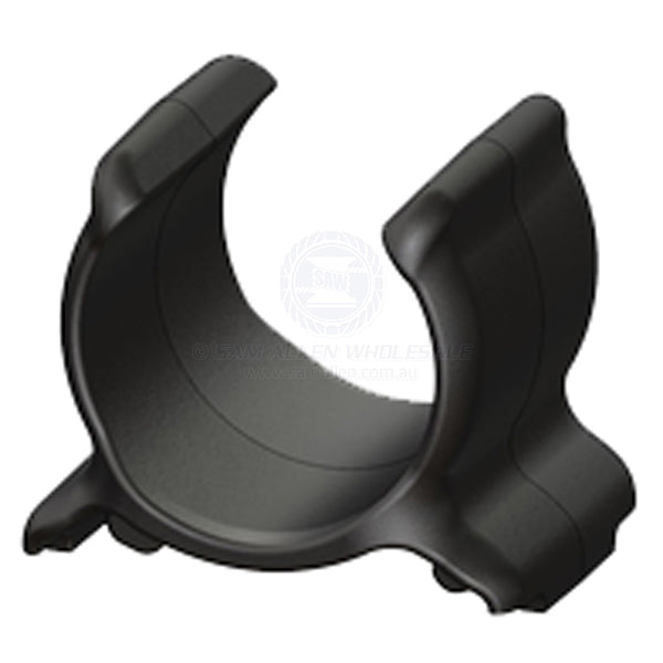 Tube clip top Trudesign black 20mm - pack of 5