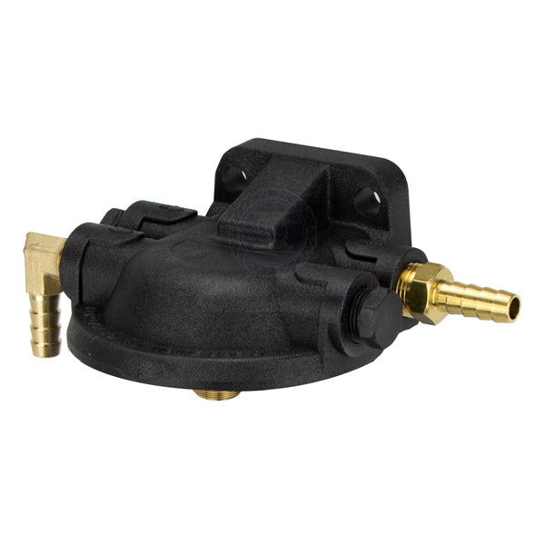 Fuel filter head only Relaxn Mercury thread 3/8 NPTF ports