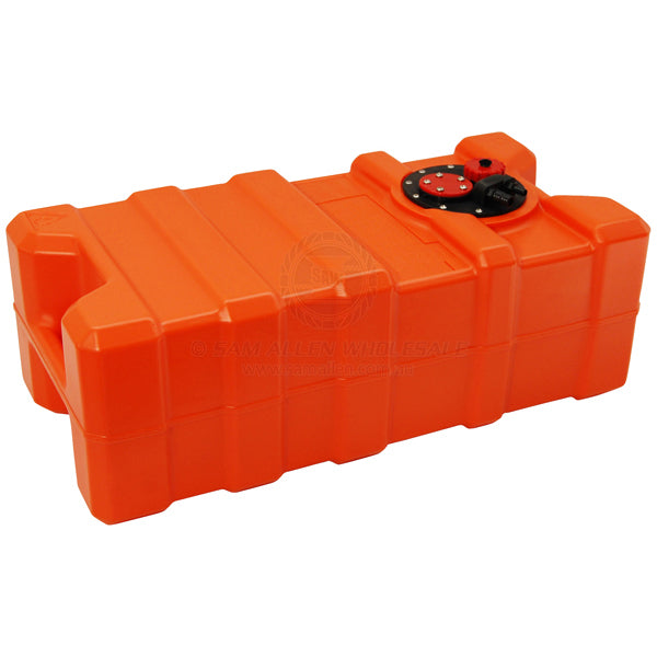 Fuel tank portable polyethylene inc handles 65l 800 x 400 x 280mm | Sam Allen