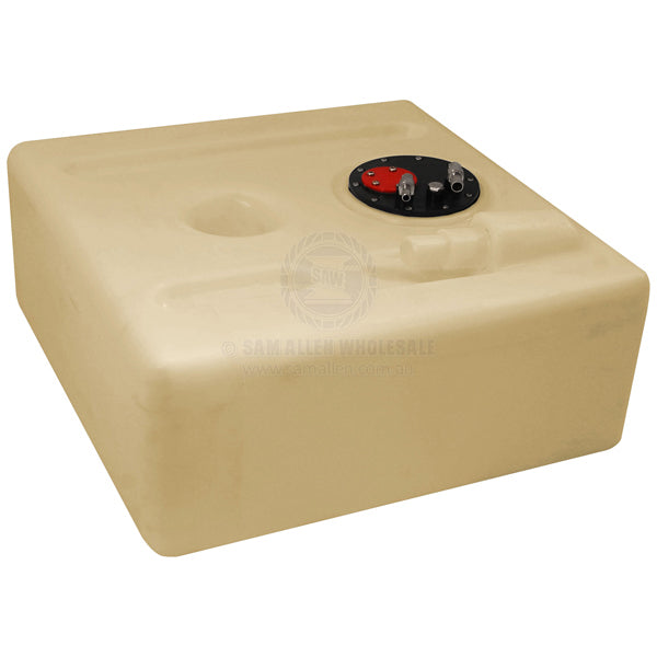 Fuel tank polyethylene with stepped filler port 96l 650 x 650 x 317mm