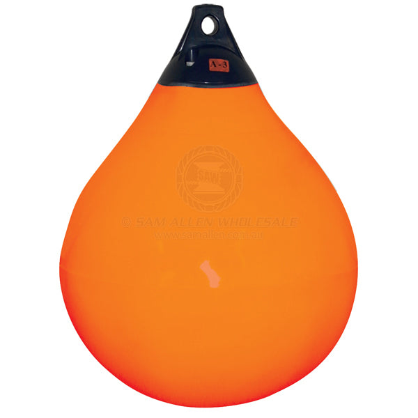 Fender / buoy Castro HD A6 orange with black tip 1000 x 850mm