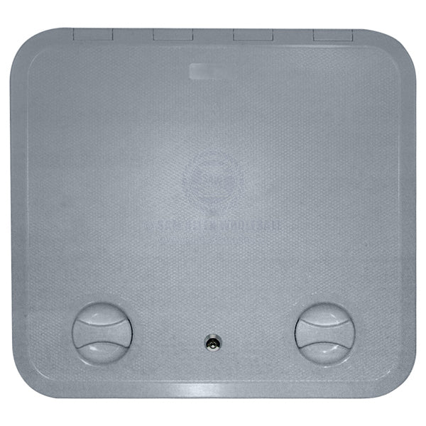 Hatch access Europa with lock grey ASA plastic 510 x 460mm | Sam Allen