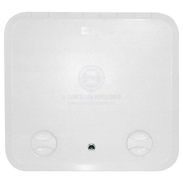 Hatch access Europa with lock white ASA plastic 510 x 460mm | Sam Allen