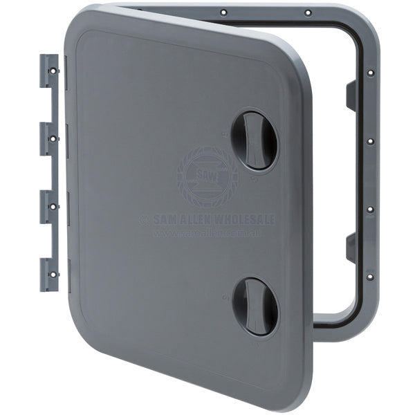 Hatch access Can SB grey ASA hinge option 513 X 458mm