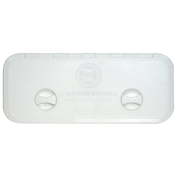 Hatch access Europa white ASA plastic 600 x 250mm - pack of 12 | Sam Allen