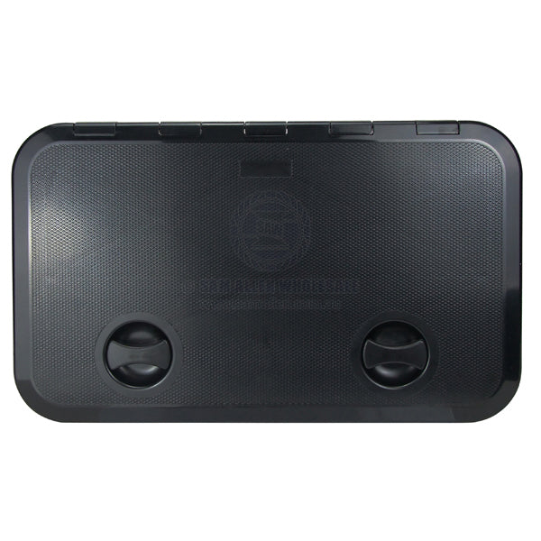 Hatch access Europa black ASA plastic 600 x 360mm