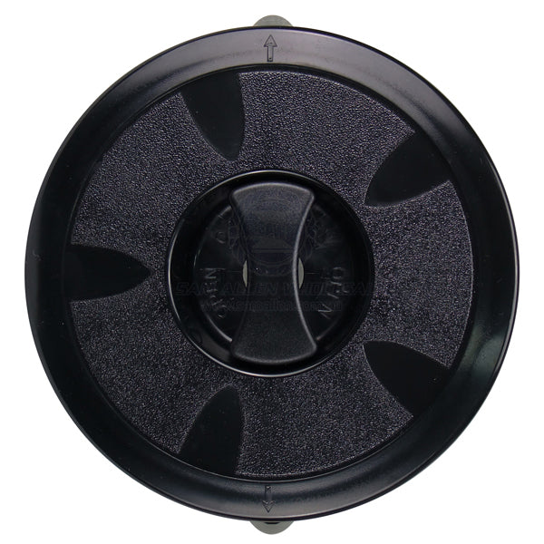 Hatch access Nautylus black ASA plastic 200mm diam | Sam Allen