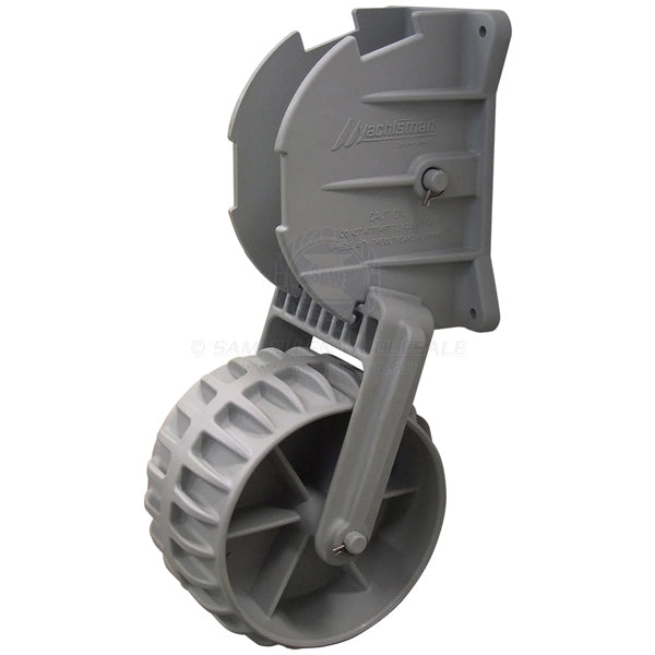 Dinghy dolly wheel & bracket replacement assembly single | Sam Allen