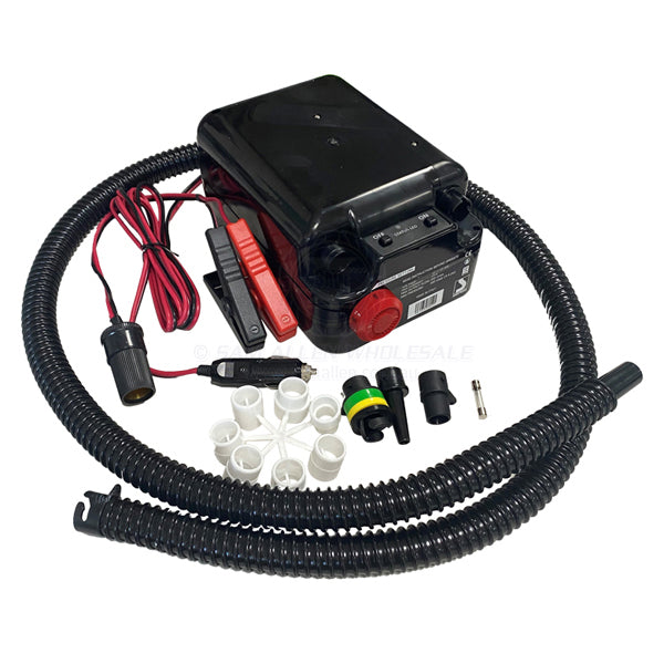 Pump air electric inflate/deflate Scoprega GE10-8 450l/min 12v | Sam Allen