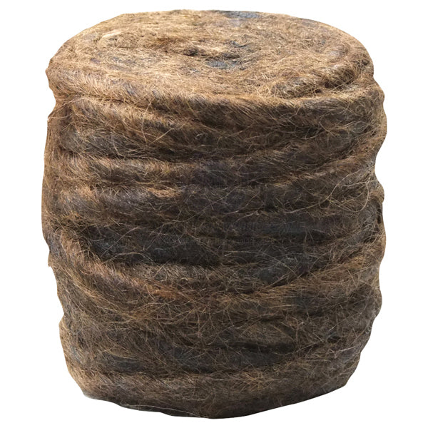 Caulking tarred hemp 6-8mm 5 x 26m rolls in bucket | Sam Allen