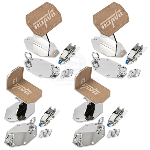 Aqua Chocks foredeck mount complete kit