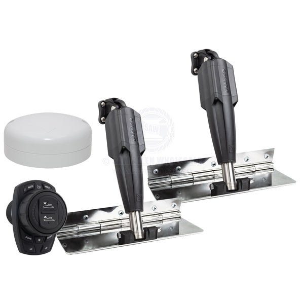 Trim tab kit Lenco Pro Control Auto 4x14 electro-polish limited space