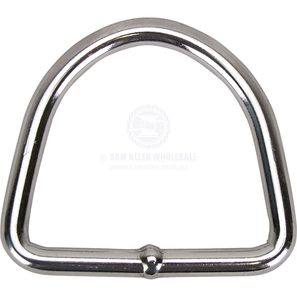 Ring 316G SS Dee 8mm x 50mm ID